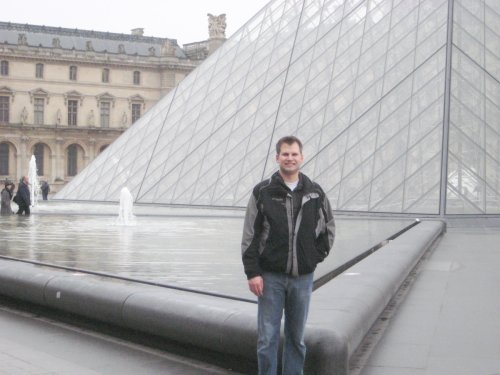 Me at the Musée de Louvre